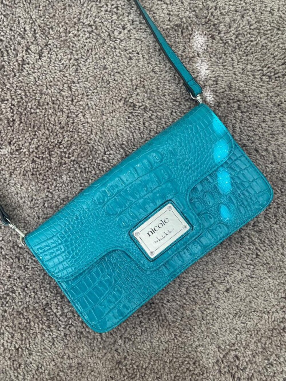 Blue Crossbody Bag